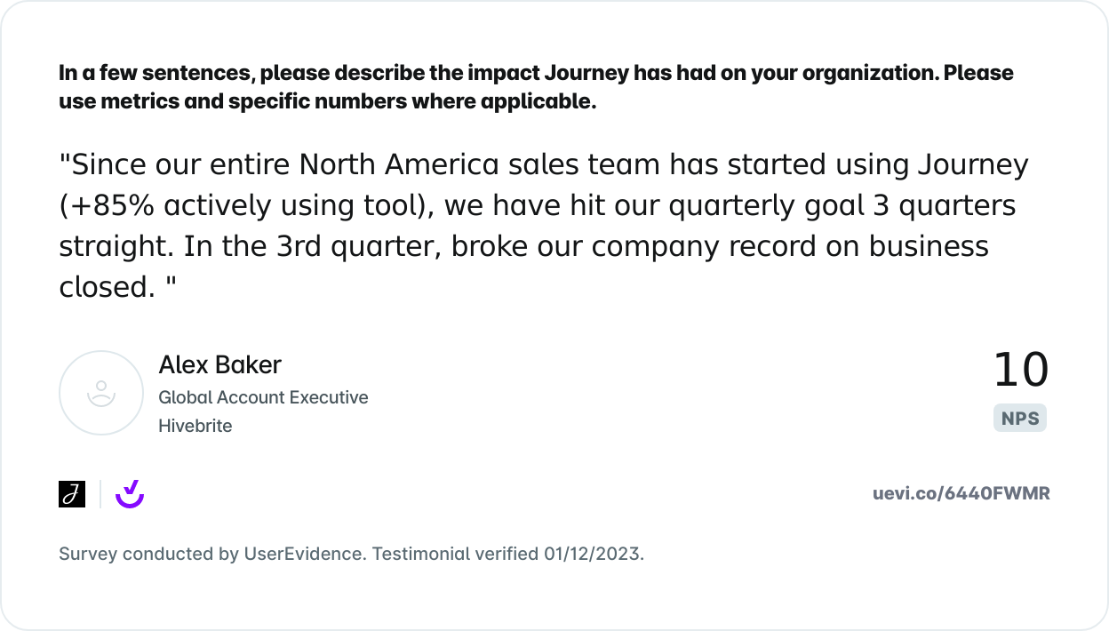 A Journey from Journey