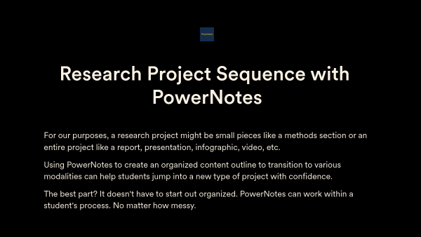 A Journey From Powernotes